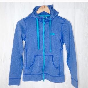 The North Face blue hoodie / sweatshirt